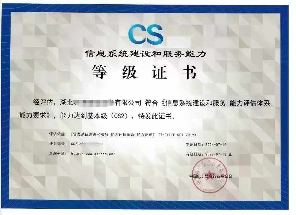 信息系统建设和服务能力